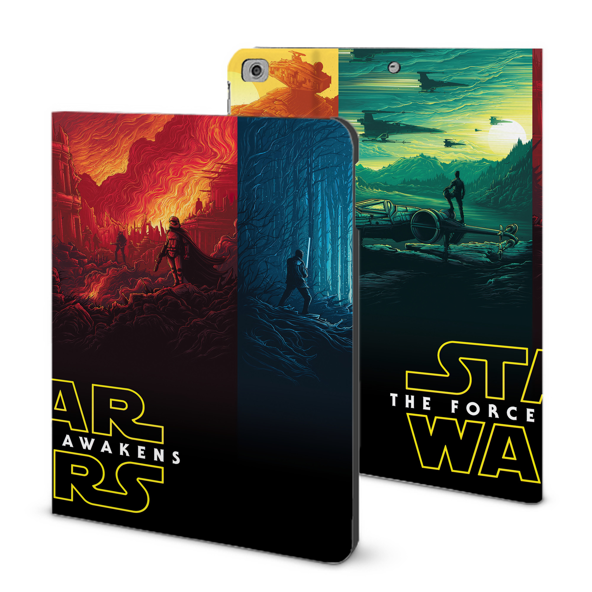 （画像用） スター・ウォーズ Star Wars IPad ケース ブック型 PUレザー TPU 耐衝撃 軽量 薄型 ペン収納なし 全面保護 IPad 各モデル対応